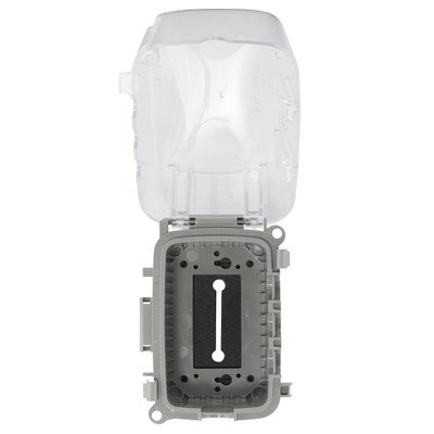Intermatic WP5110C, Extra-Duty Plastic In-Use Weatherproof Cover, Single-Gang, Vrt/Hrz, 3.625" Clear_main
