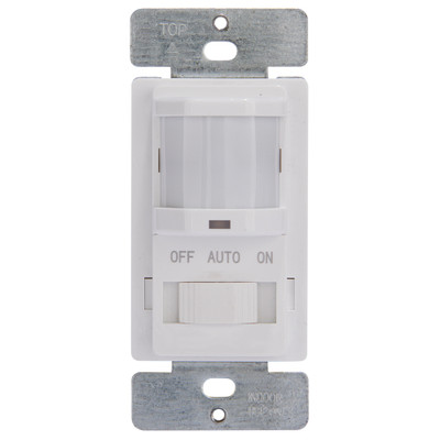 Intermatic IOS-DSIMF-WH, Residential In-Wall PIR Occupancy Sensor, No Neutral Required, White_main