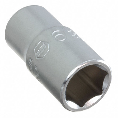 Wiha 33322 6 Point - 1/4 Inch Drive Socket - 9.0mm x 25mm_main