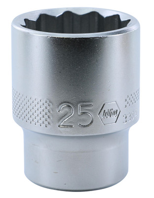 Wiha 33841 12 Point - 1/2" Drive Socket 25.0mm_main