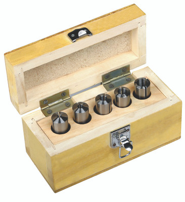 Palmgren 9680170, 5 piece 2MT round collet set for 9684520 mill lathe combo_main