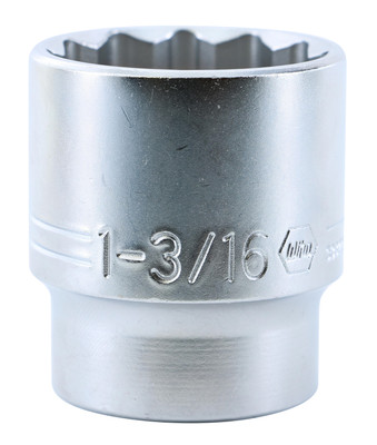 Wiha 33822 12 Point - 1/2" Drive Socket 1-3/16"_main