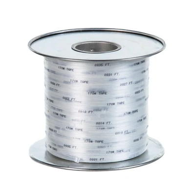 Erin Rope WPC130, Conduit Measuring Tape, Size in. 3/16, Width in. 1/4, Length ft 3,000