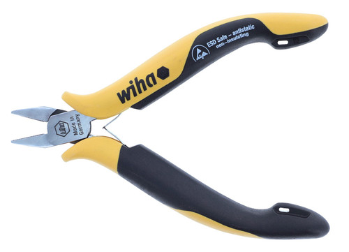 Wiha 32703 ESD Safe Precision Tapered Head Semi Flush Cutters_main