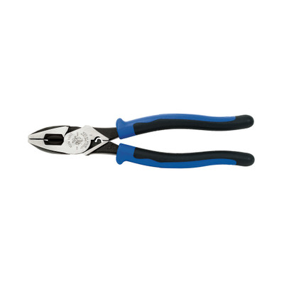 Klein Tools J2000-9NECRTP, Lineman's Pliers, Fish Tape Pull/Crimping, 9-Inch