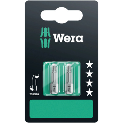Wera 073323, 851/1 TZ SB bits, PH 1 x 25 mm, 2 pieces