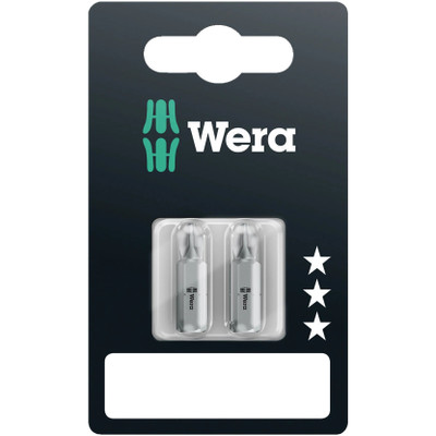 Wera 073304, 851/1 Z SB bits, PH 1 x 25 mm, 2 pieces
