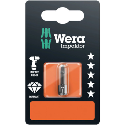 Wera 073931, 868/1 IMP DC SB Impaktor Square-Plus bits, # 2 x 25 mm