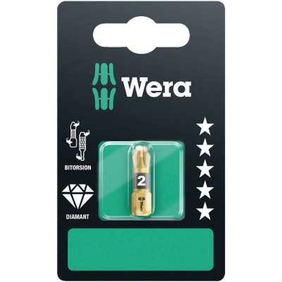 Wera 073336, 855/1 BDC SB bits, PZ 1 x 25 mm