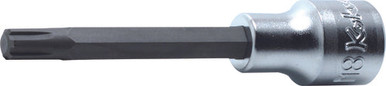 Koken 4027.100-M12, 1/2 Sq. Dr. Bit Socket Ribe-CV M12 Length 100mm ...