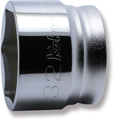Koken 4400MZ-32, 1/2 Sq. Dr. Socket 32mm 6 point Length 32mm Z-series ...