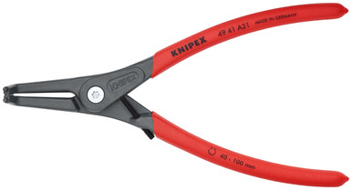 KNIPEX 49 21 A01 Precision Circlip Pliers For External Circlips On Shafts With Non-slip Plastic