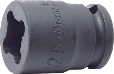 Koken 13400-10WN 3/8 Sq. Dr. Socket 10mm 4 point Length 32mm Weld Nut ...