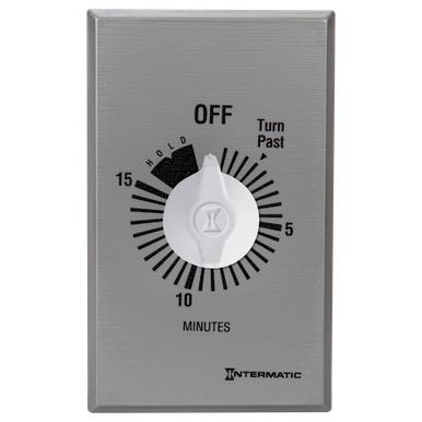 Intermatic FF15MH, Spring Wound Countdown Timer, Commercial, 125-277 ...