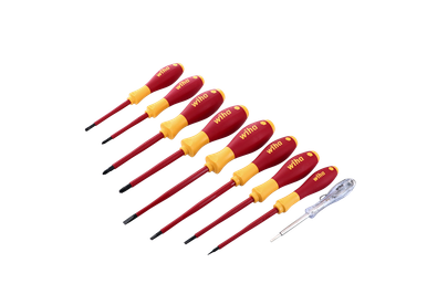 Wiha 32089 9 Piece Insulated SoftFinish Screwdriver and Voltage ...