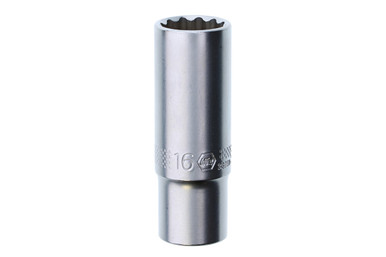 Wiha 33759 12 Point - 3/8" Drive Deep Socket 16.0mm - WhaleSupply.com
