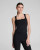 Spanx Black Embossed Leopard Tank