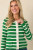 Classic with a cheerful twist, the Prosperina Kennedy Kelly Green Stripe Cotton Cardigan brings a fresh pop of color to everyday layering. The crisp kelly green and white stripes feel timeless yet playful, making it an easy grab for brightening denim, dresses, or workday looks