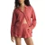 Relaxed fit; Textured Linen Rayon: 55% Linen 45% Rayon; Collared; 3/4 sleeve; Button front; Chest pocket; Lightweight; Heavy soft wash