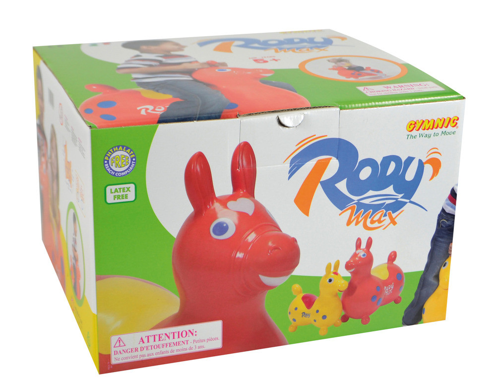 Gymnic Rody Max - Red with Pump - Endeavour Toys