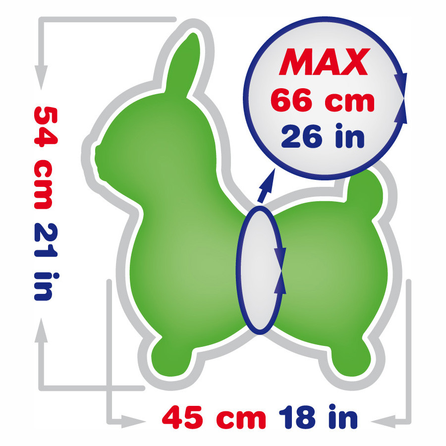 Gymnic Raffy The Rabbit Lime Green Endeavour Toys gymnic-raffy-the-rabbit-lime-green-endeavour-toys