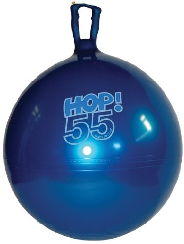 Gymnic Hop Ball 55 - 22 Inch Metallic Blue - Endeavour Toys