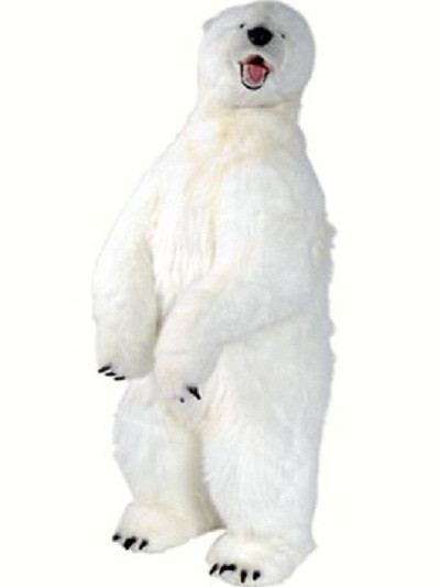 Ice King Bear Large Polar Bear Stuffed Animal – 15 Inch Realistic Plush Toy, Soft & Cute Gift For Kids