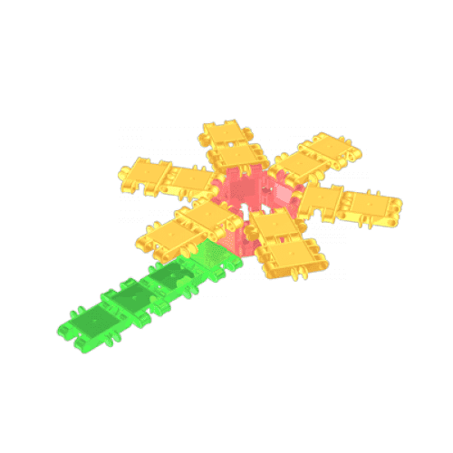 NATURAL & SUPER NATURAL CARNIVAL ボックスセット Clics Junior Box Construction Set, 475 Pieces - Endeavour Toys