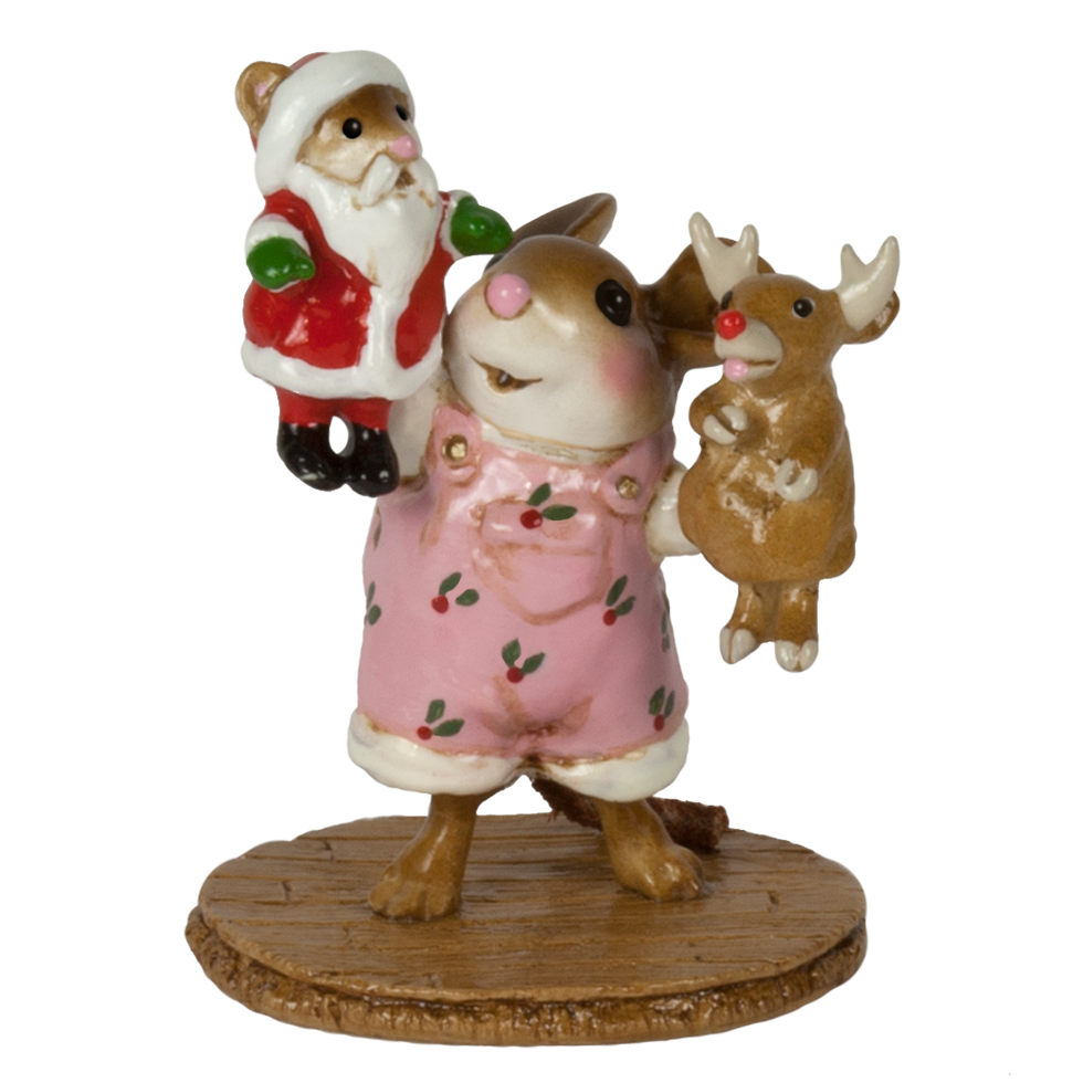 Wee Forest Folk M-657a The Santa & Rudy Show (Girl)