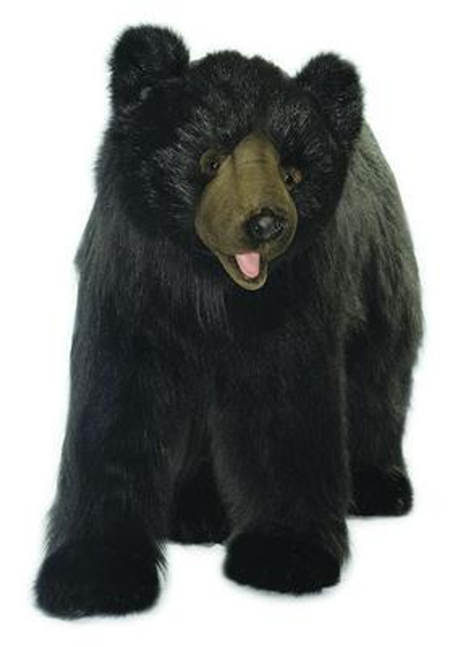 Hansa Black Bear, Life Size Walking 54''L - Endeavour Toys