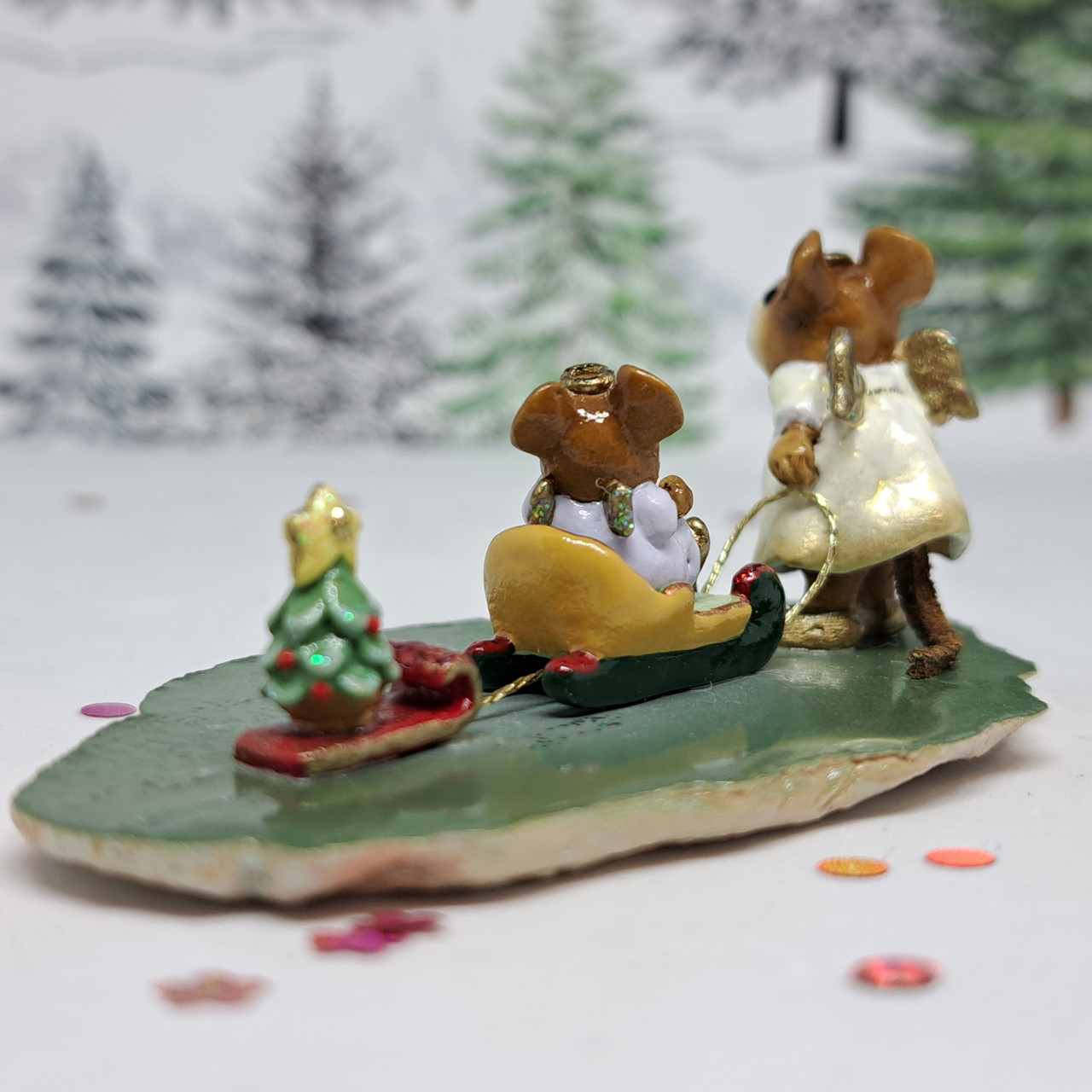 置物 Wee forest Folk Lighting the way Wee Forest Folk Miniatures M-262 - Lighting the Way - Endeavour Toys