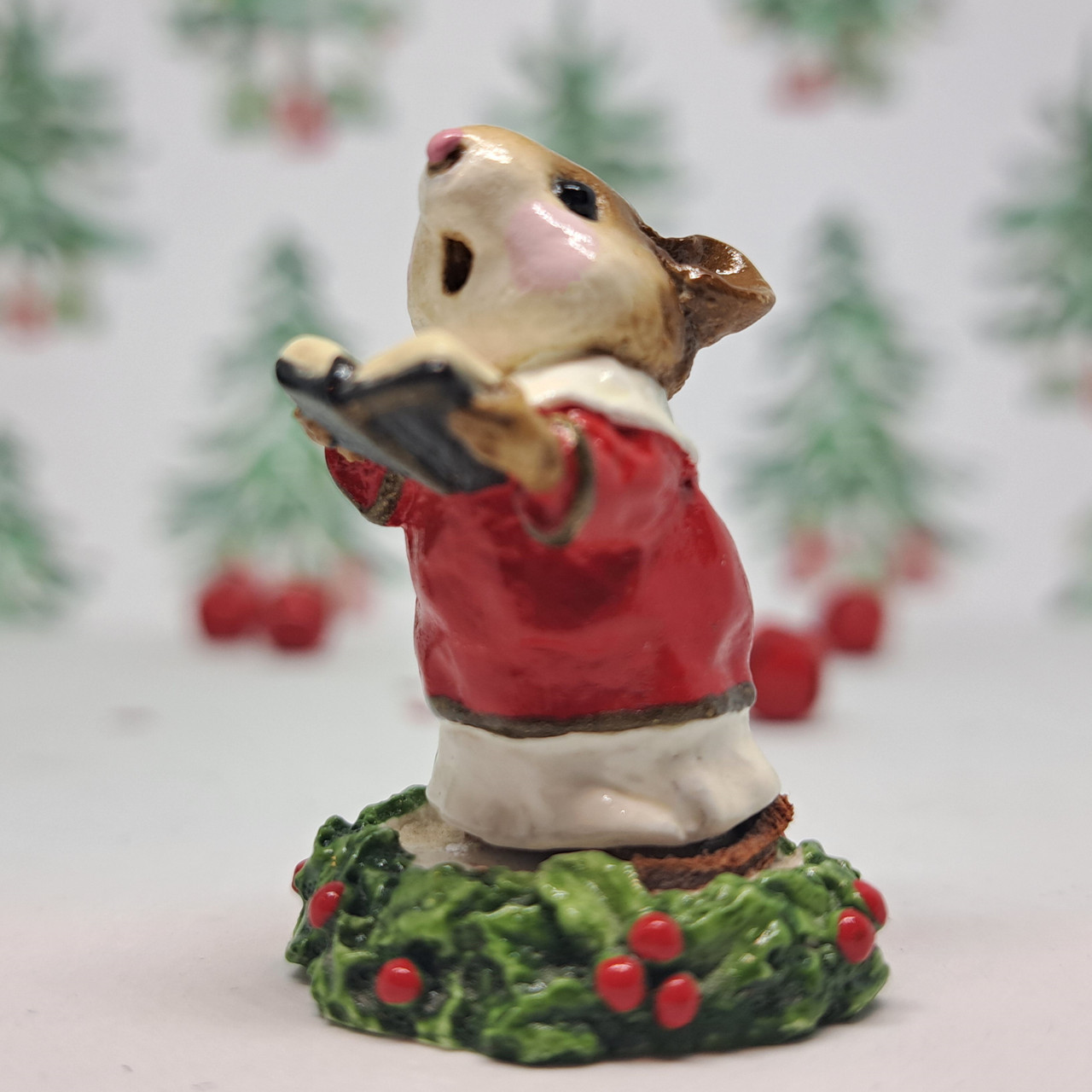 Wee Forest Folk Miniatures M-147 - Choir Mouse - Endeavour Toys