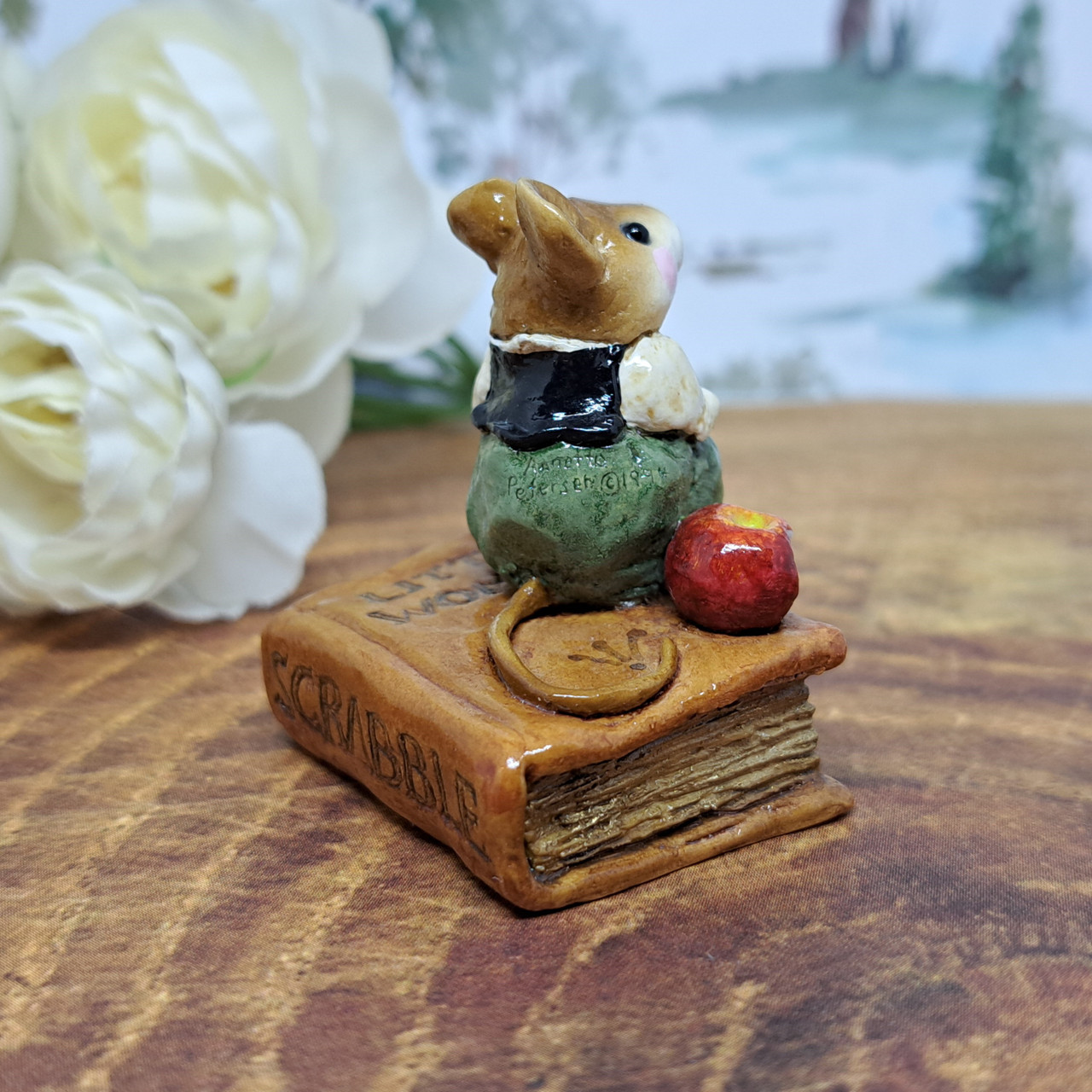 その他 wee forest folk Wee Forest Folk Miniatures AH-01 - Scrabble I (Green