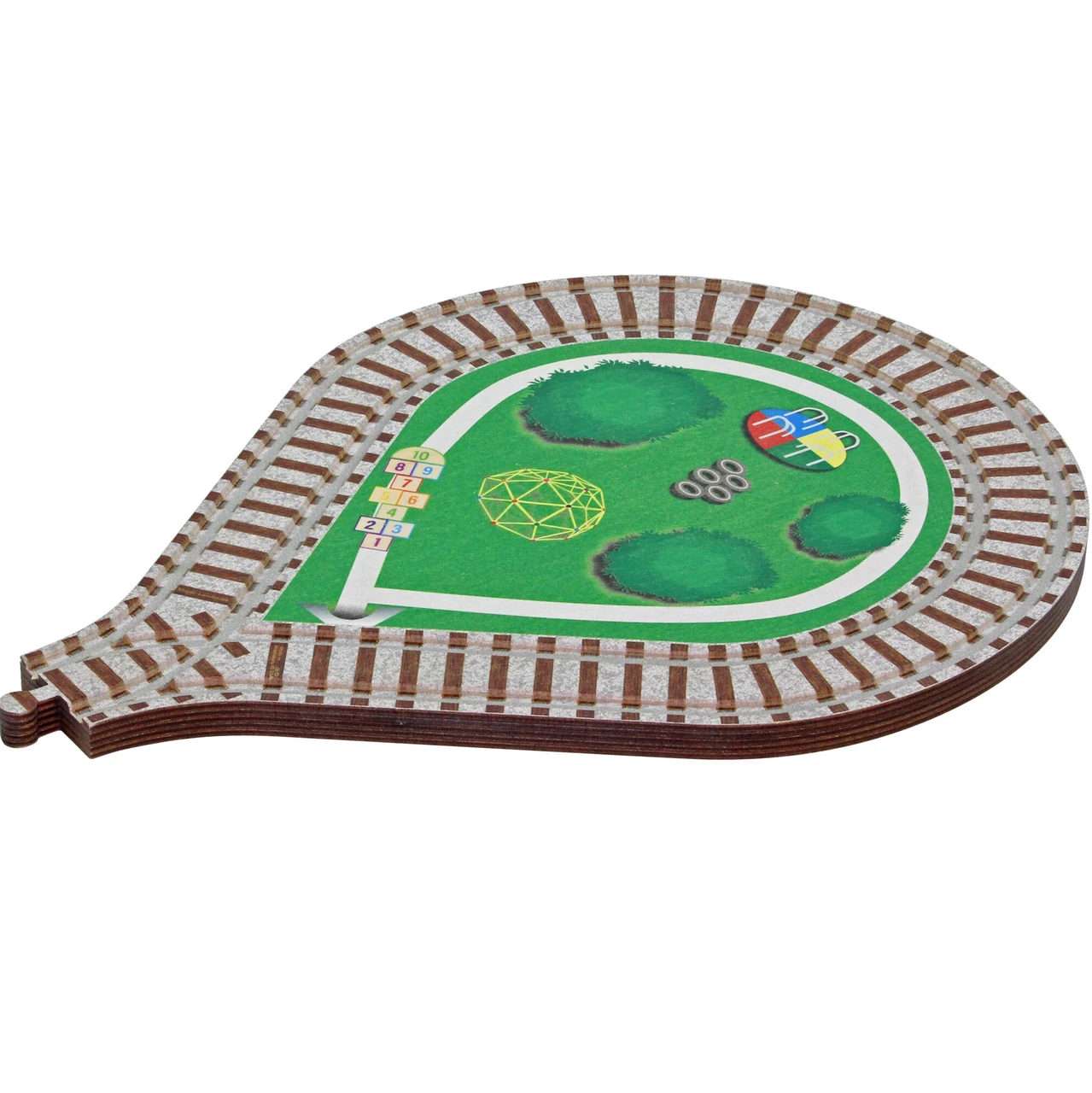 Single Return Loop Train Track - Endeavour Toys