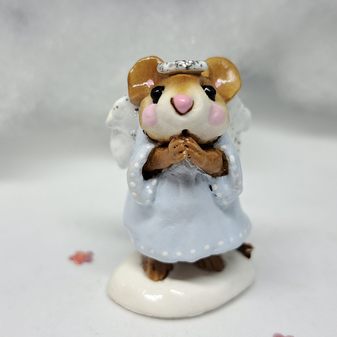 Wee Forest Folk Miniatures M-212 - Ice Angel (Blue) - Endeavour Toys