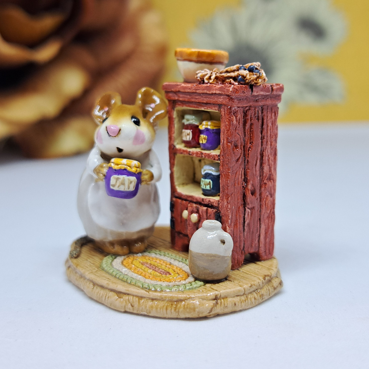 Wee Forest Folk Miniatures M-256 - Jenny's Jams & Jellies (Taupe