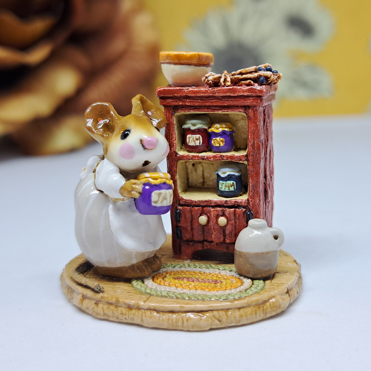 Wee Forest Folk Miniatures M-256 - Jenny's Jams & Jellies (Taupe