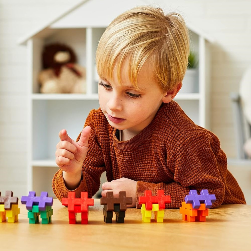 Plus Plus BIG Building Set, 100 BIG Basic Color Pieces - Endeavour Toys