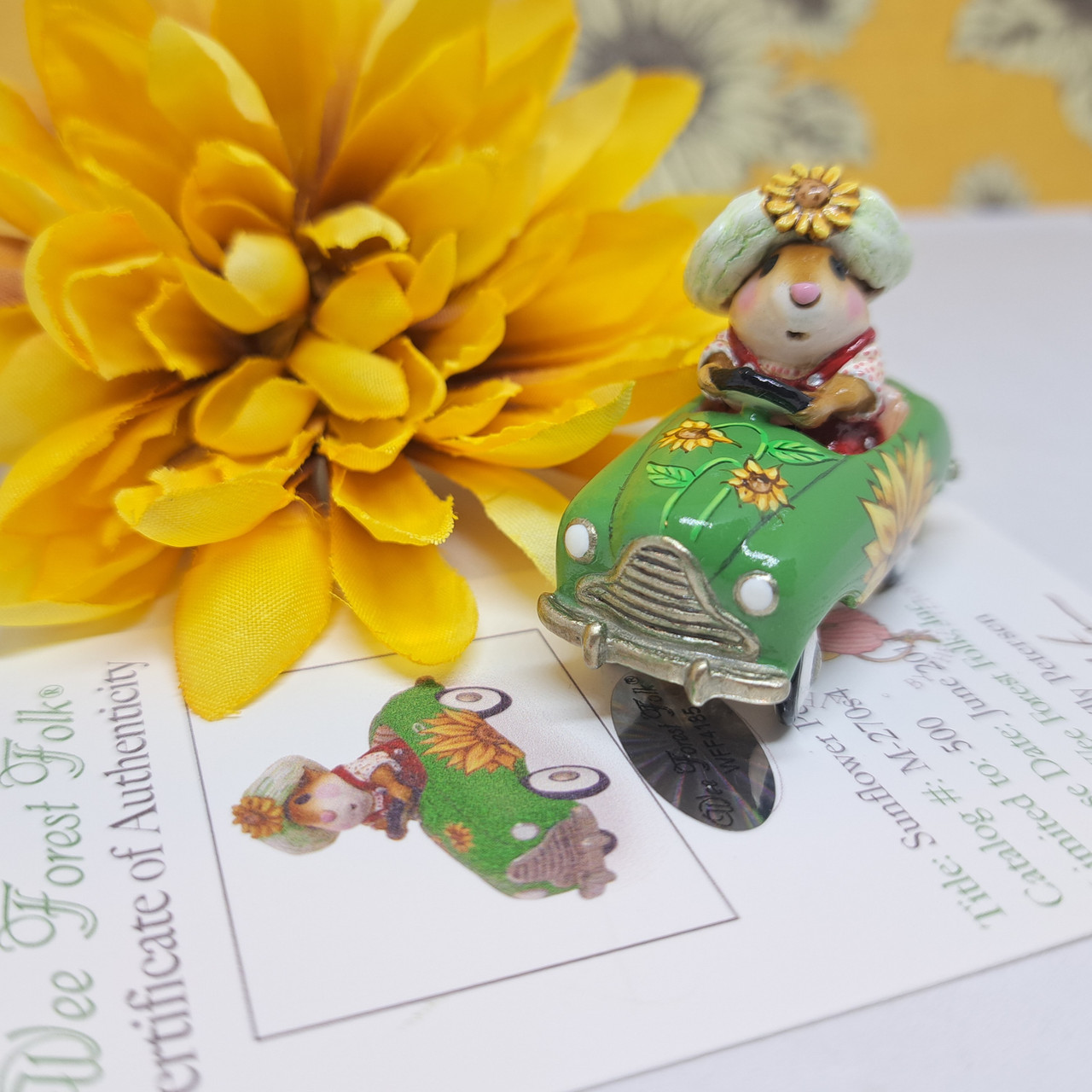 Wee Forest Folk Limited Edition M-270s4 - Summer Sunflowers Pedal