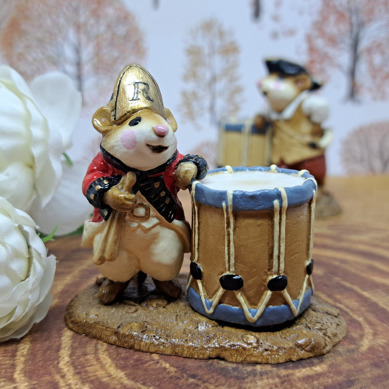 Wee Forest Folk Miniatures MM-11 - Red Coat Mouse - Endeavour Toys