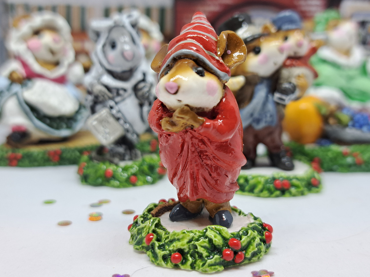 Wee Forest Folk Miniatures Christmas Carol 7-Piece Set - Endeavour