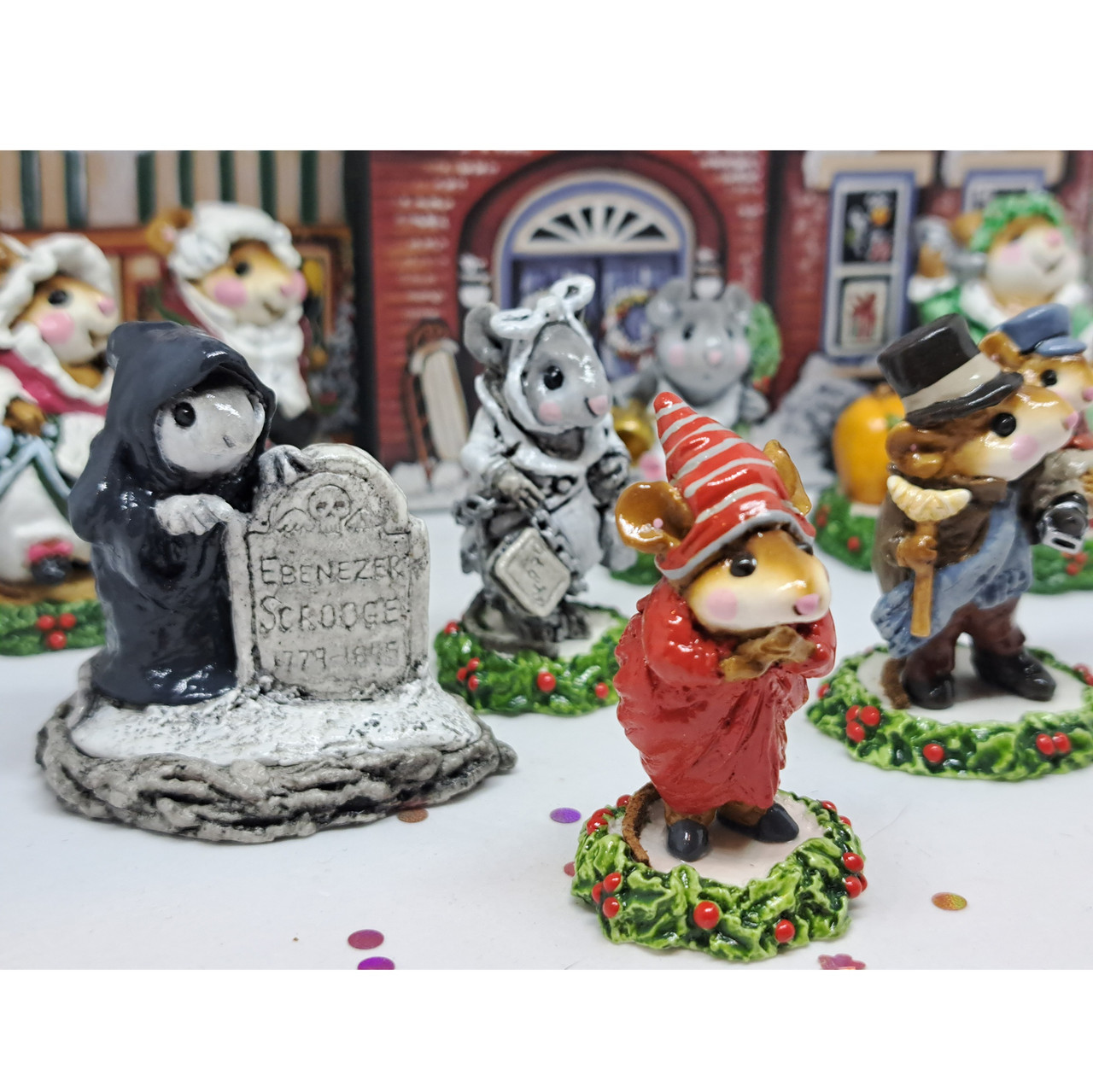 Wee Forest Folk Miniatures Christmas Carol 7-Piece Set - Endeavour