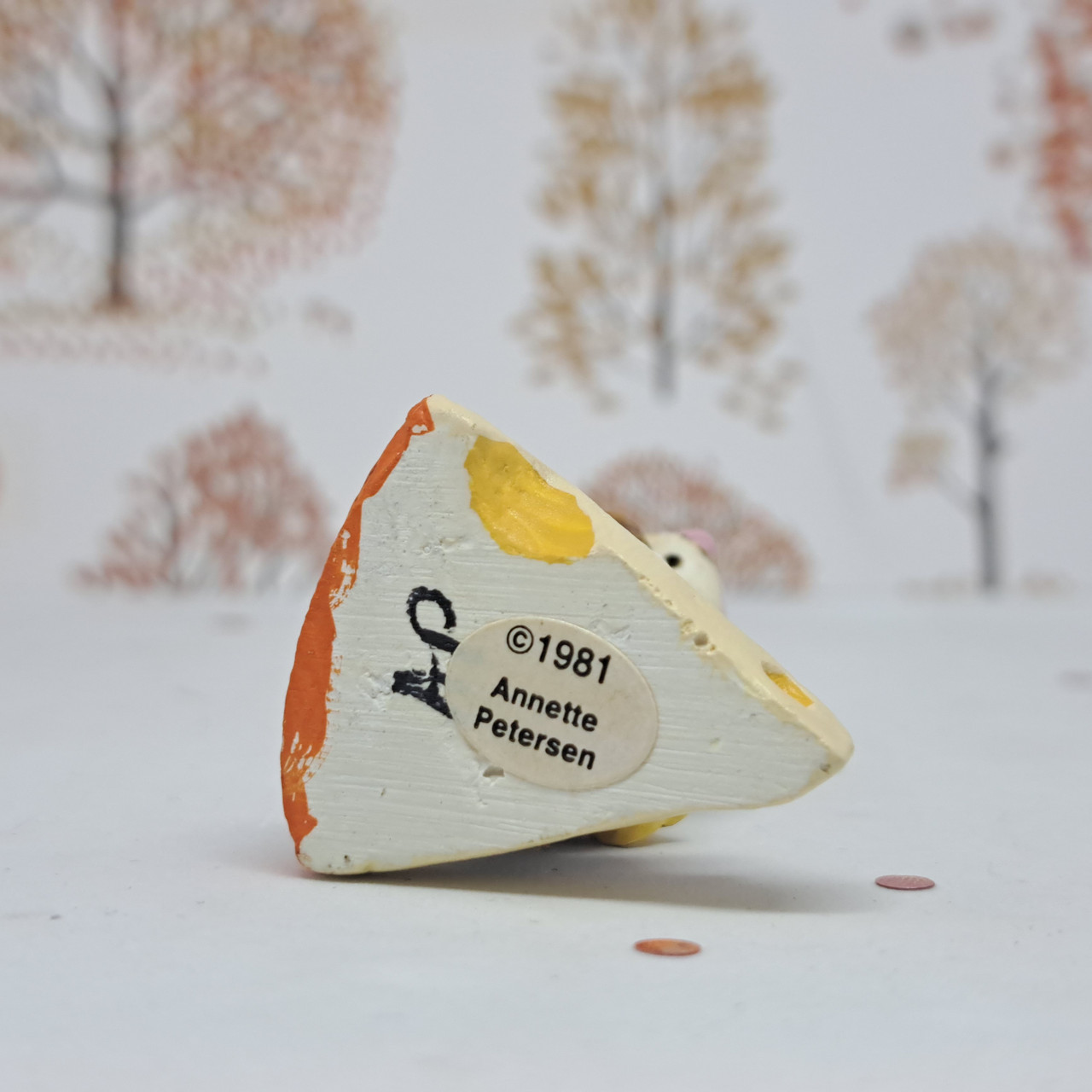Wee forest folk ゴルファー Wee Forest Folk Miniatures MS-10 - Golfer Mouse (White