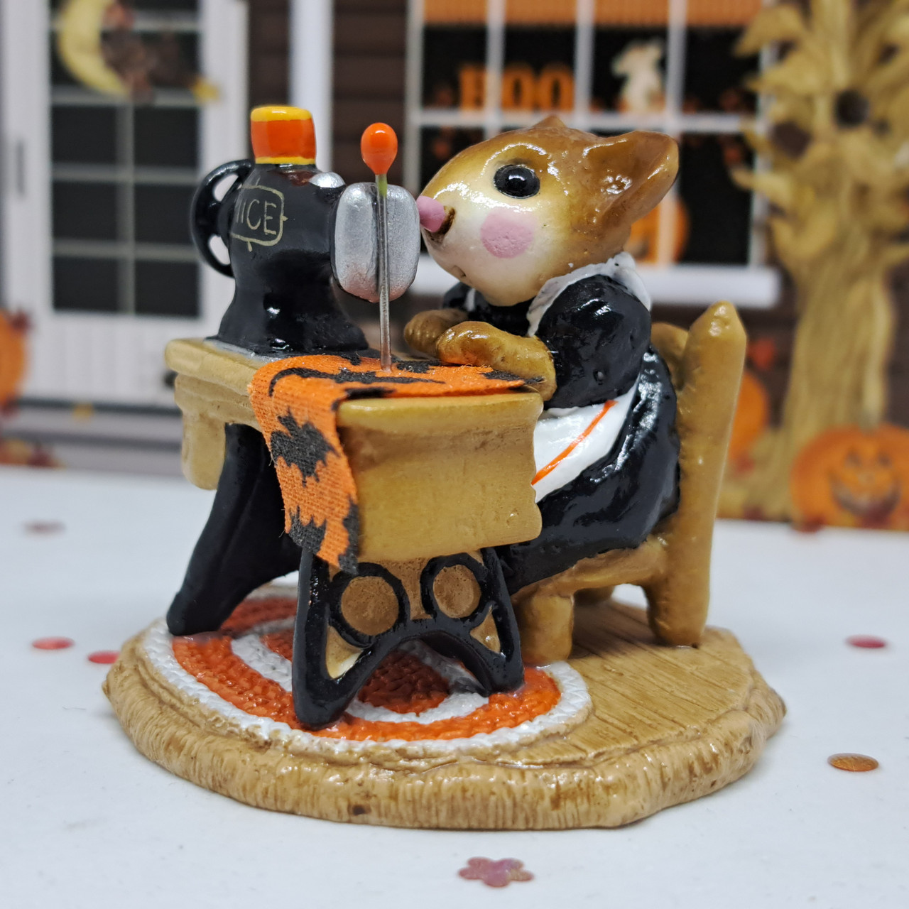 Wee Forest Folk Special M-040 - Miss Bobbin (Halloween