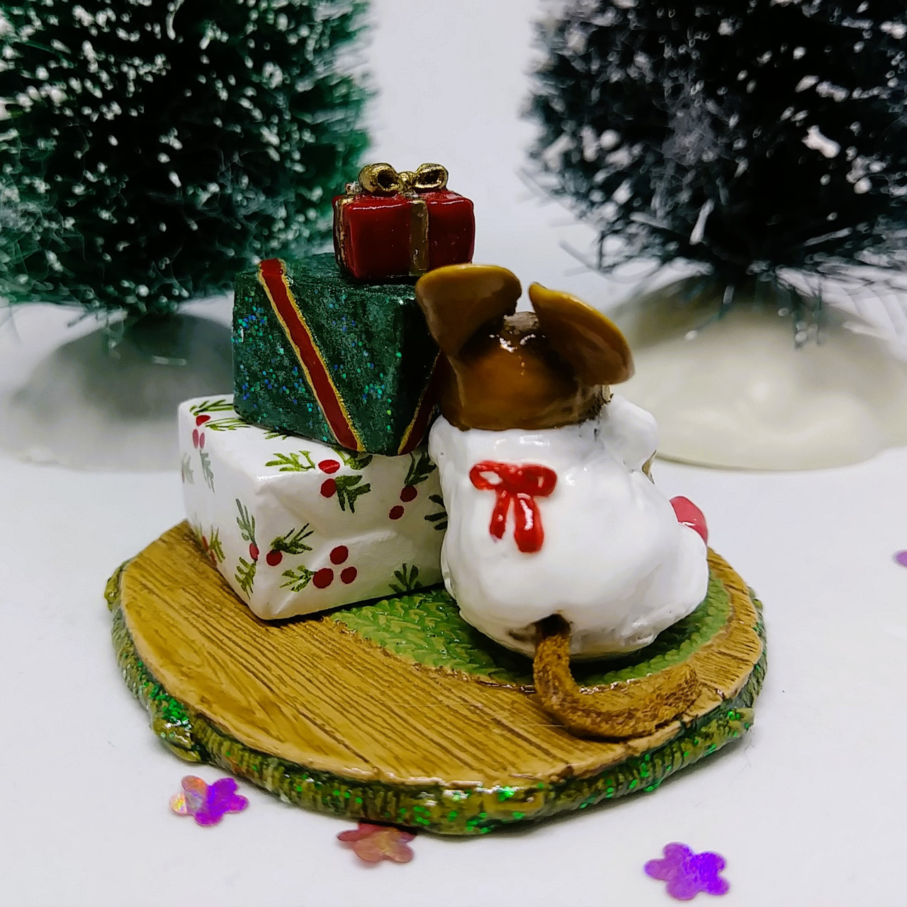 Wee Forest Folk M-316 Waiting For Christmas