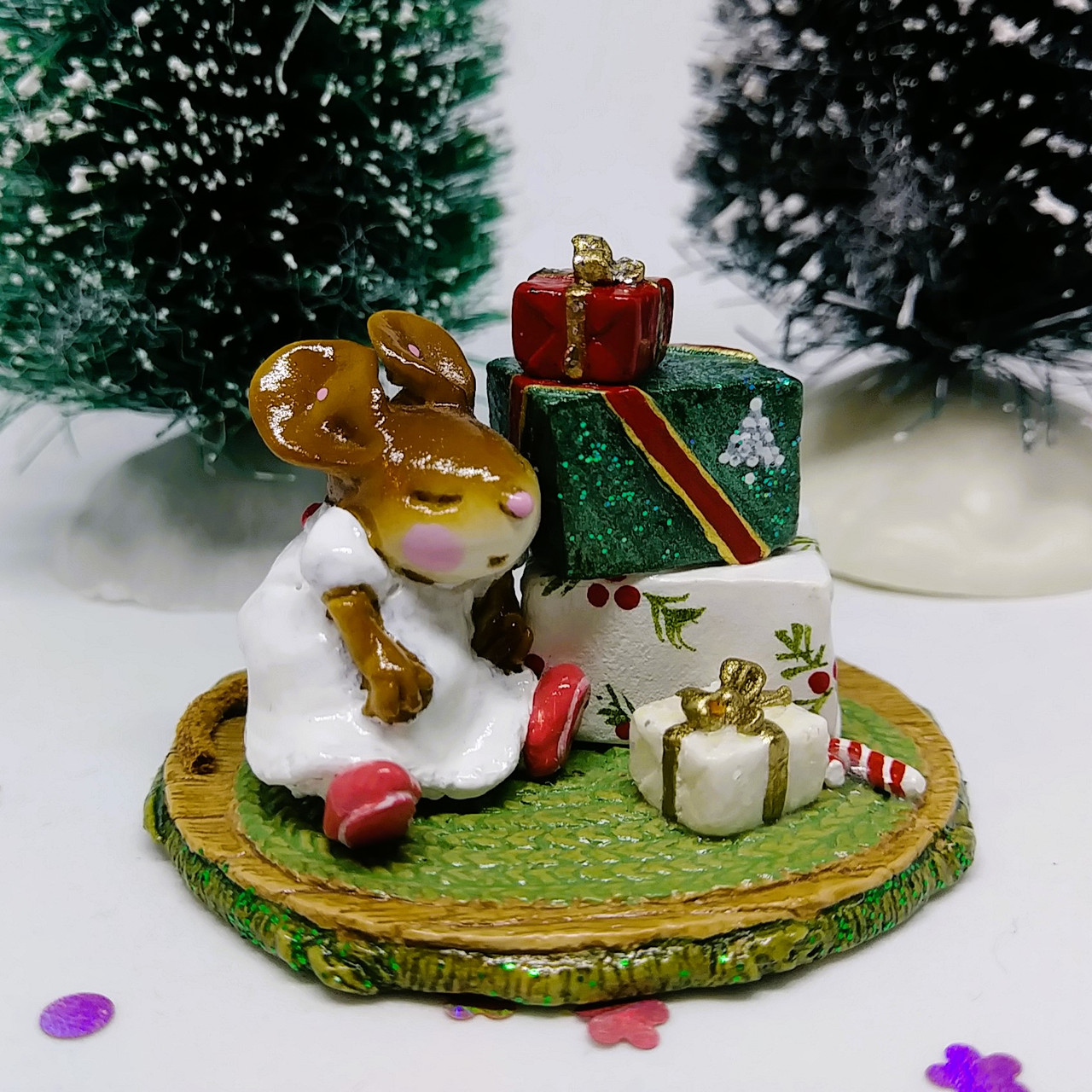 Wee Forest Folk M-316 Waiting For Christmas