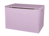 Little Colorado Big Toy Box Personalized - Lavender Facing Left Closed