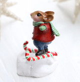 Wee Forest Folk Miniatures - Candy Cane Careener (M663) Wee Forest Folk Miniatures - Candy Cane Careener (M663)