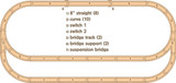 NameTrain Skyline Train Set By Maple Landmark (MAP-11238)