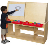 4-Sided Plywood Art Center Easel